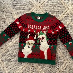 Girls “ugly Christmas sweater” size 8.